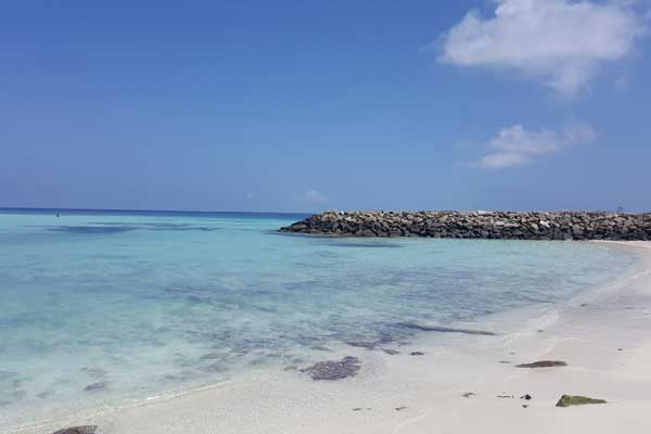 Bikini beach en Maafushi
